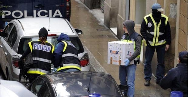 Operación antiterrorista en Barcelona.