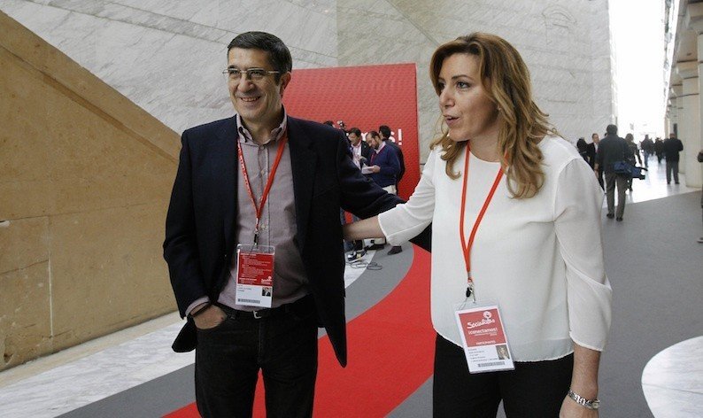 Patxi López y Susana Díaz.