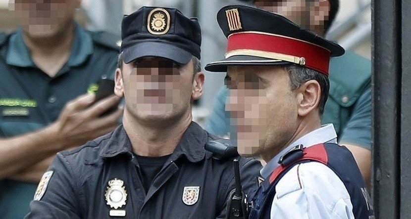 Agentes de la Policía Nacional, de la Guardia Civil y de los Mossos d&#39;Esquadra.