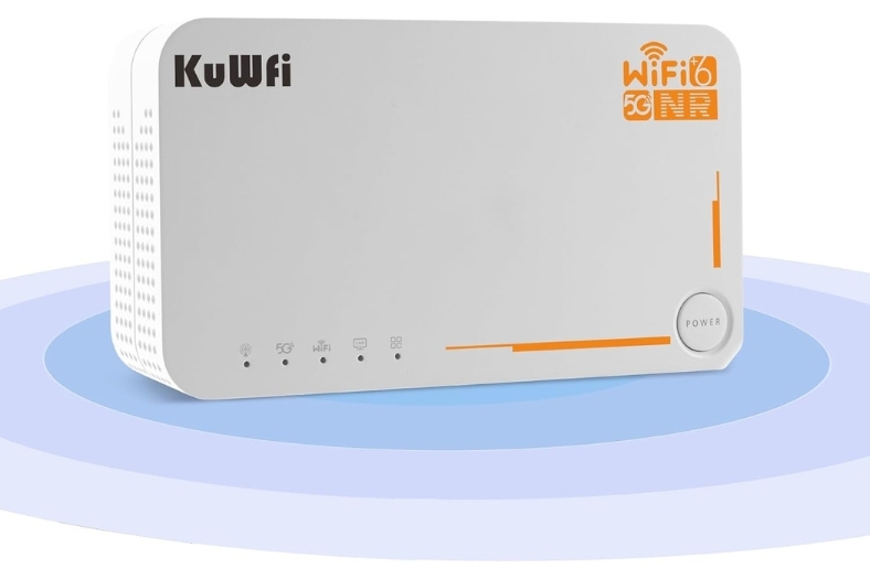 KuWFi Router 5G Sim WiFi 6 Velocidad y Conexión Global en Tus Manos