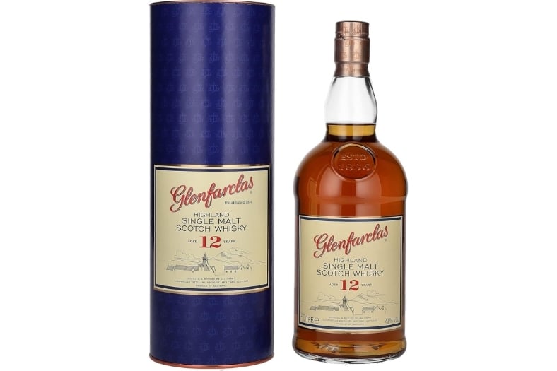 Glenfarclas 12 Year Old Highland Single Malt Whisky Una Sinfonía de Sabor y Tradición