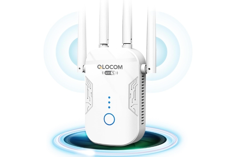 QLOCOM 2024 Nuevo Amplificador Señal WiFi 1200 Mbps