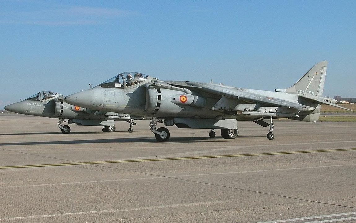 Harriers de la Armada.
