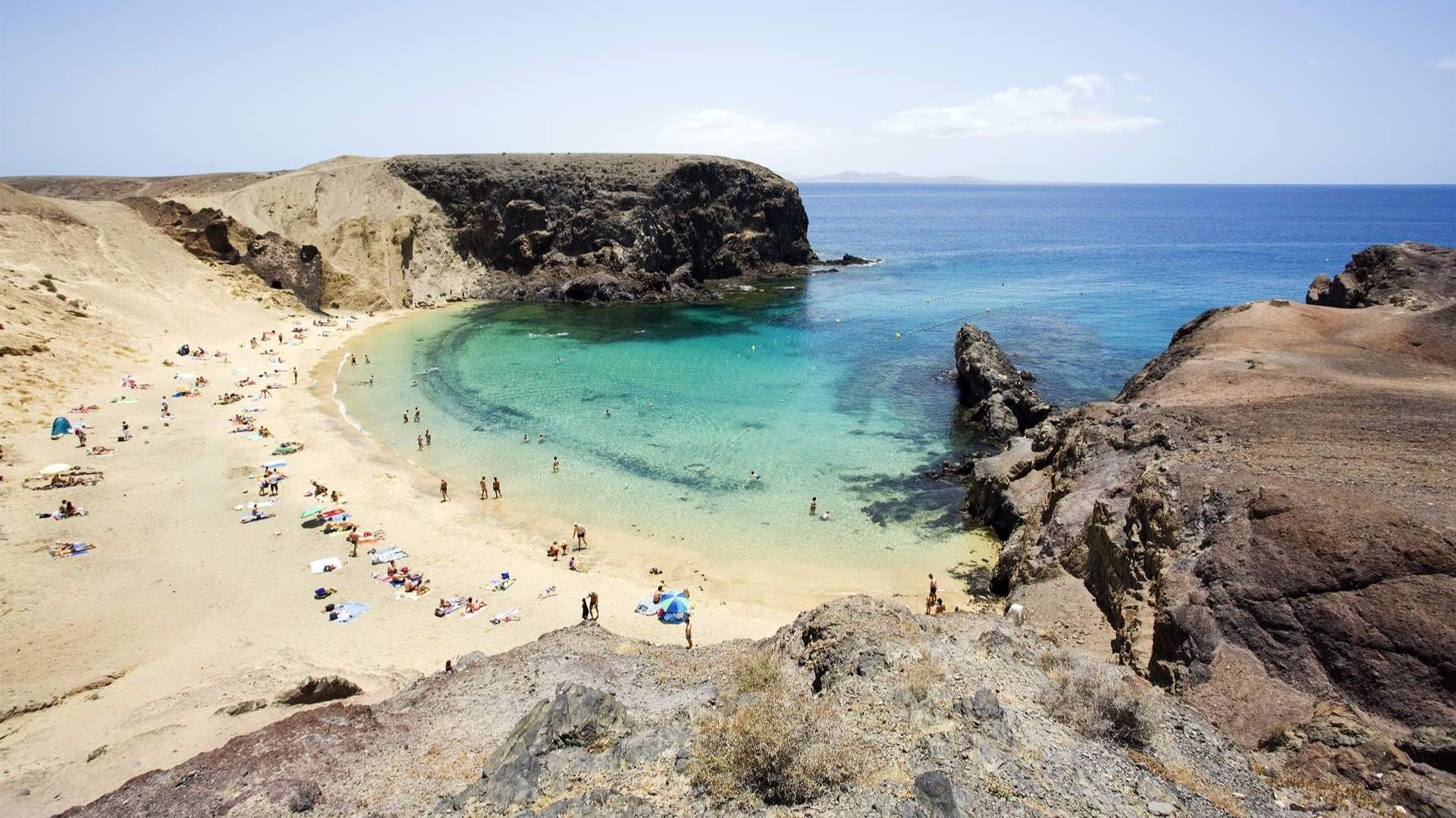 Playa Papagayo, en Lanzarote. EYEWAVE