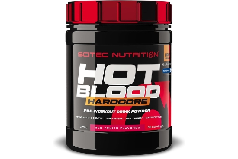 Scitec Nutrition Hot Blood Hardcore Energía Explosiva para Tus Entrenamientos
